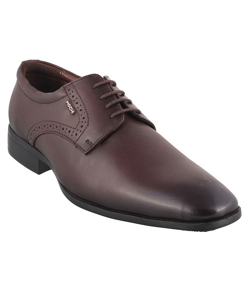 mochi brown formal shoes