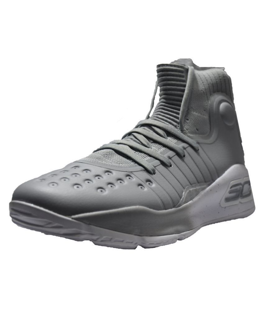 UNDER ARMOUR Gray Basketball Shoes Buy UNDER ARMOUR Gray Basketball
