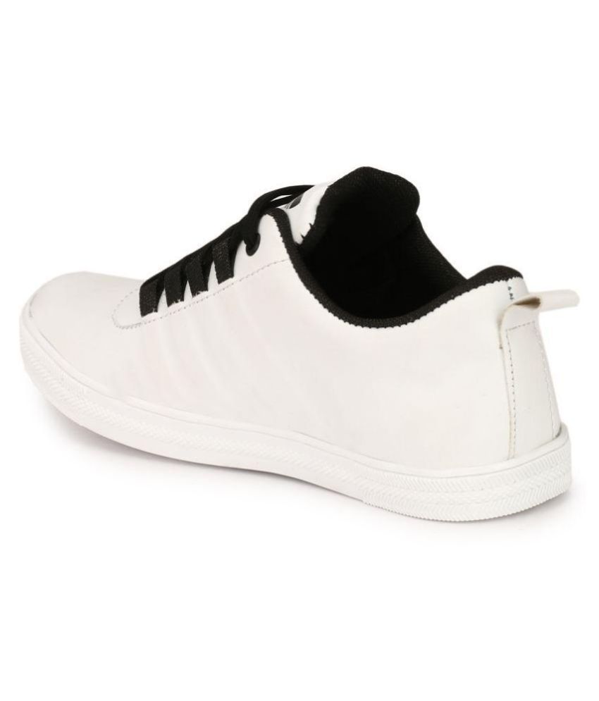 white shoe shine