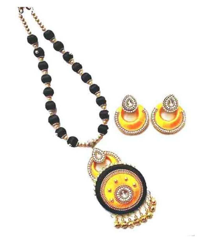 SILK THREAD NEW STYLISH NECKLACE Buy SILK THREAD NEW STYLISH NECKLACE