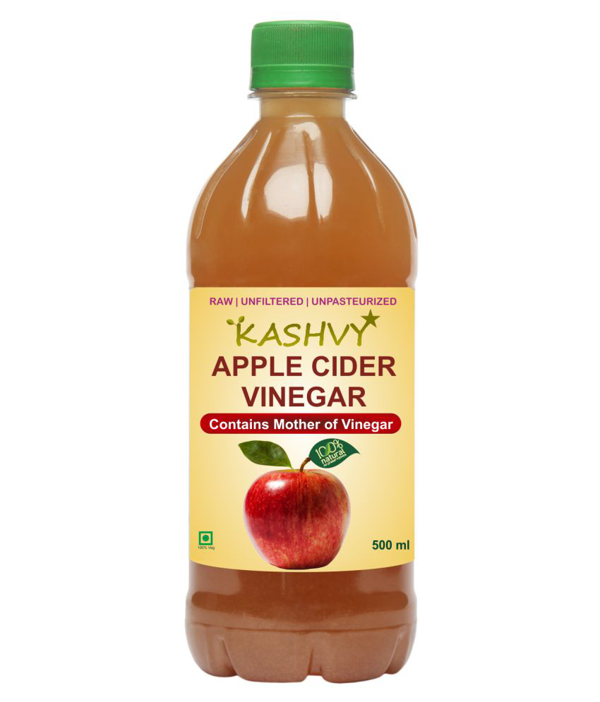     			Kashvy Apple Cider Vinegar for Heart Health, 500 ml Unflavoured Single Pack