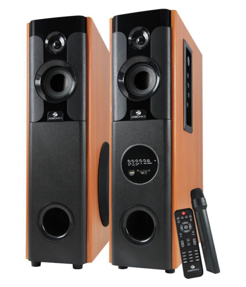 Buy Zebronics BTM7450RUCF Tower Speakers - Black Online at Best Price in India - Snapdeal