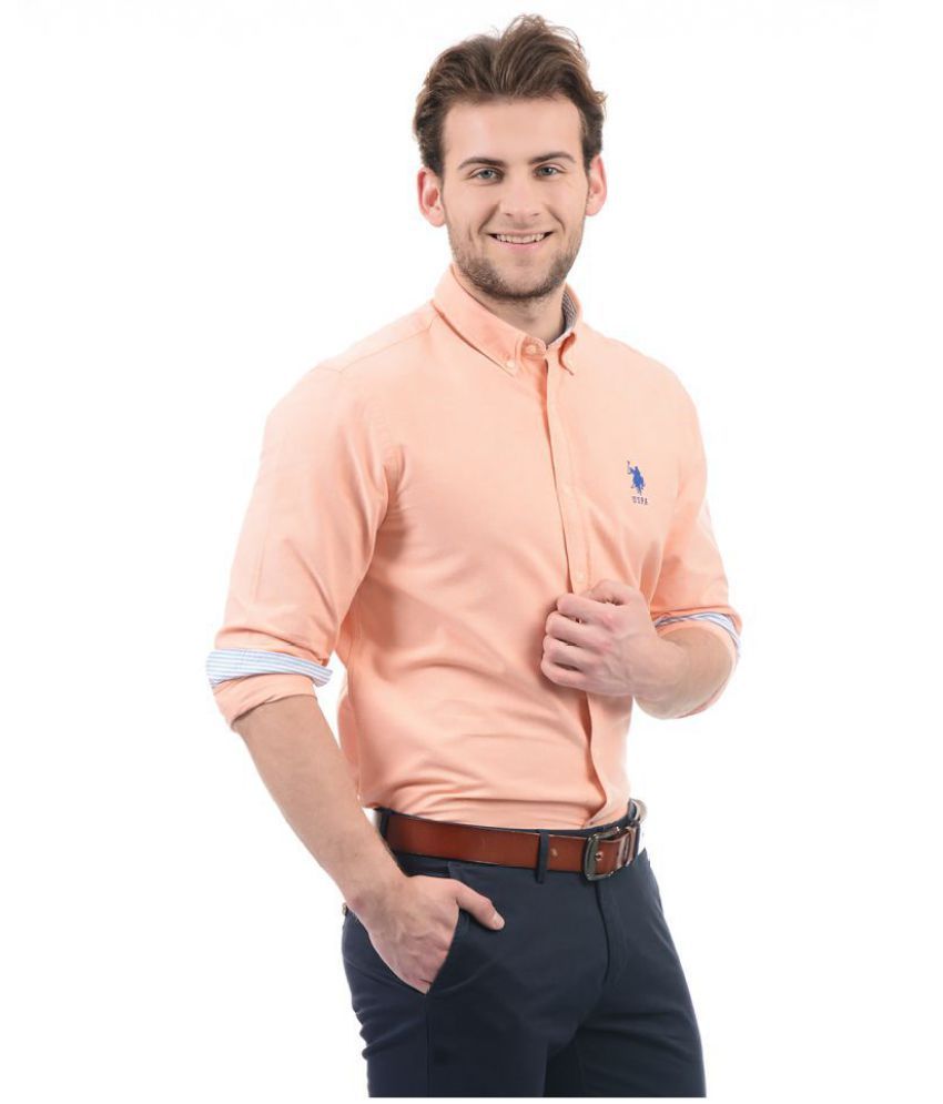 baju polo orange