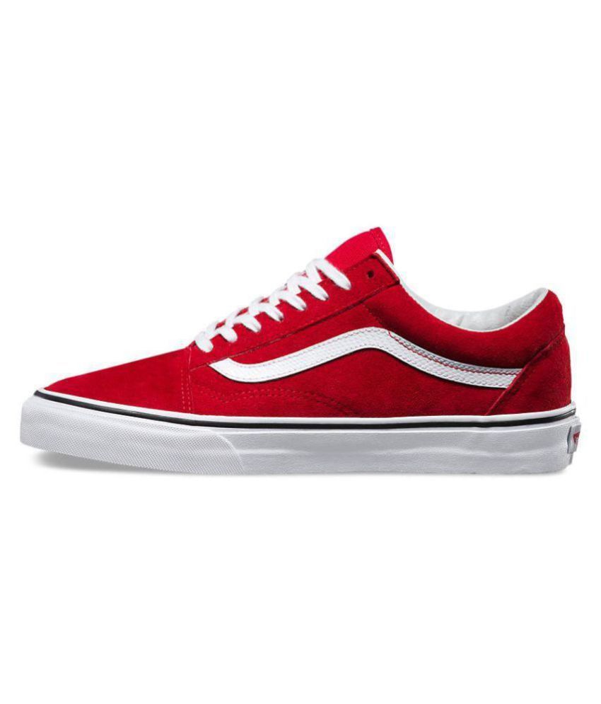 vans red shoes india