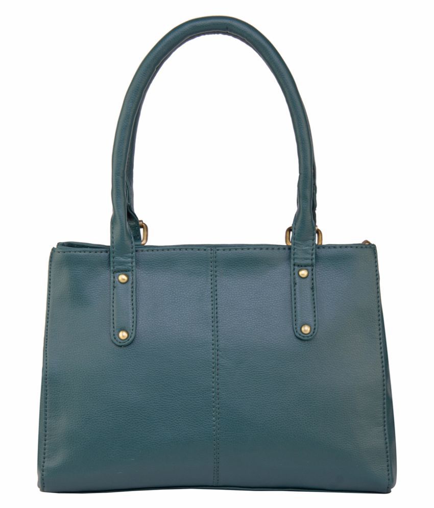 Bagsy Malone Green Faux Leather Shoulder Bag - Buy Bagsy Malone Green ...