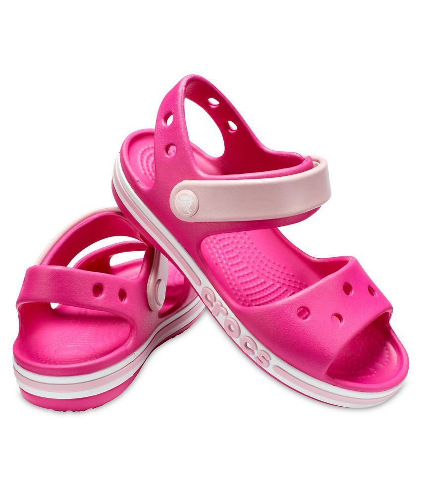  Crocs  Bayaband Pink  Girls Sandal Price in India Buy Crocs  