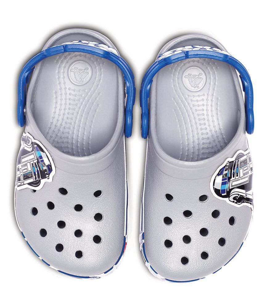 Crocs Crocband R2D2 Lights Grey Boys Clog Price in India- Buy Crocs ...