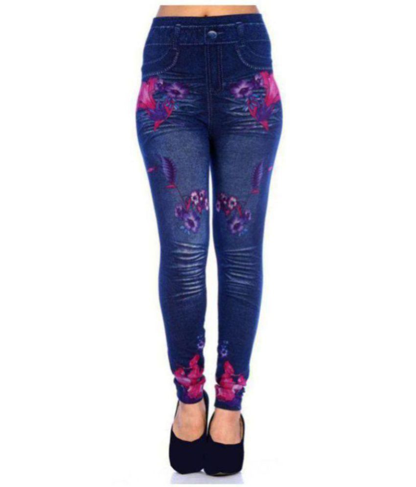 trusha dresses denim lycra jeggings