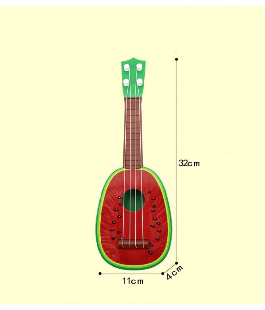 Mini Fruit Guitar Educational Musical Instrument Kids Toy Watermelon