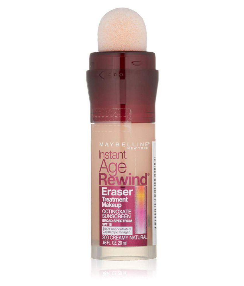 Maybelline Instant Age Rewind Eraser Cream Foundation Creamy Natural
