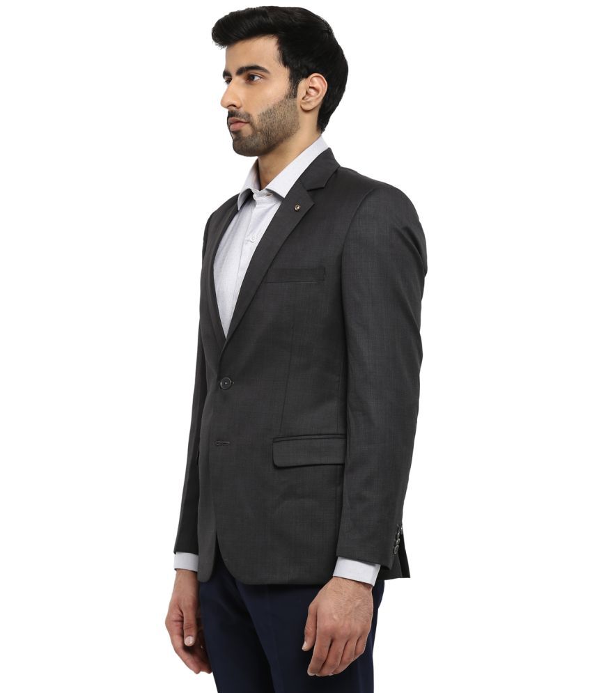 Raymond Grey Solid Formal Suit - Buy Raymond Grey Solid Formal Suit ...
