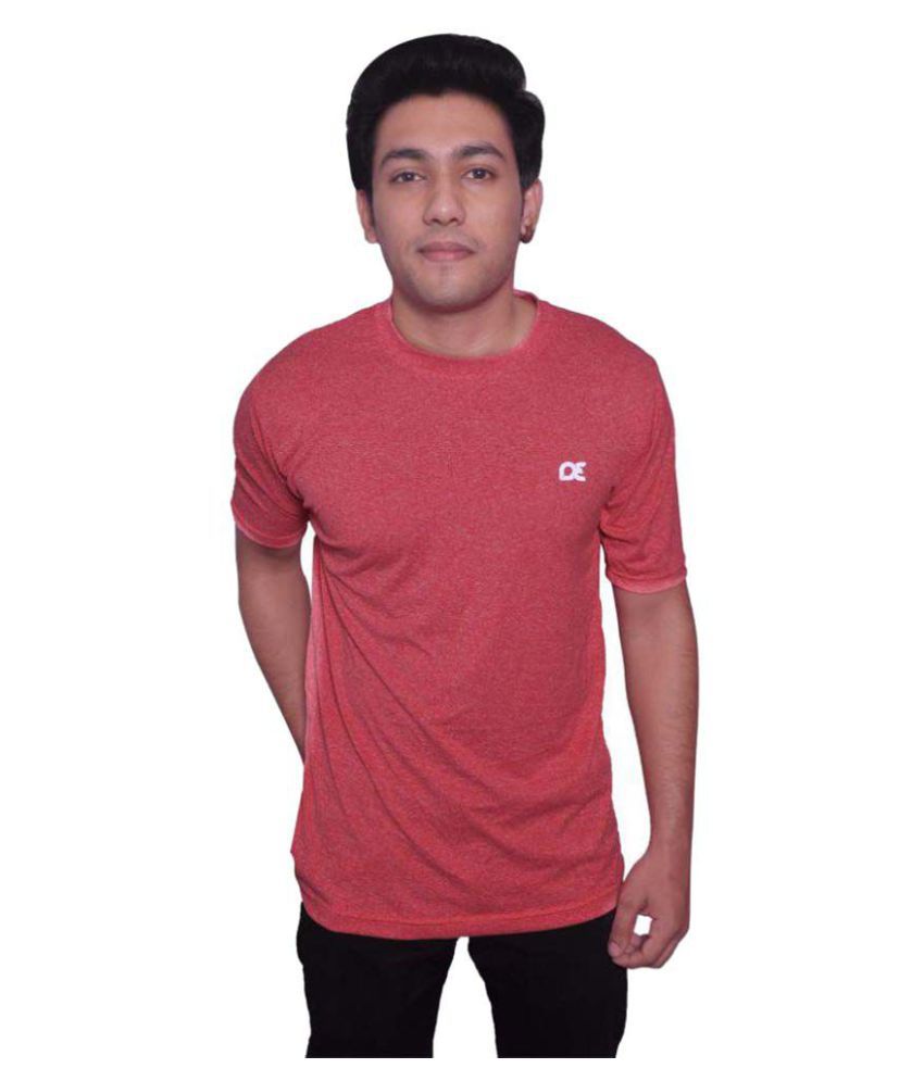 Dyed Colours Red Polyester T-Shirt Single Pack - Buy Dyed Colours Red ...