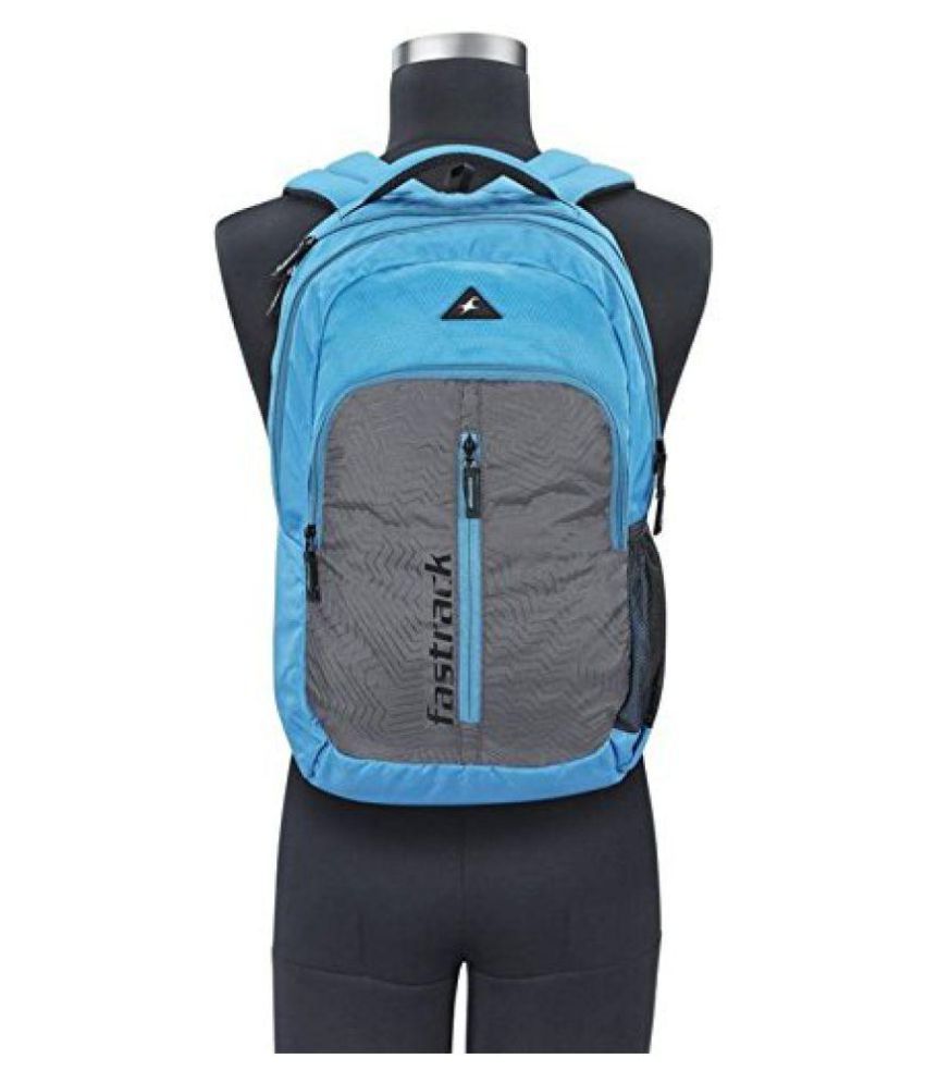 fastrack blue backpack