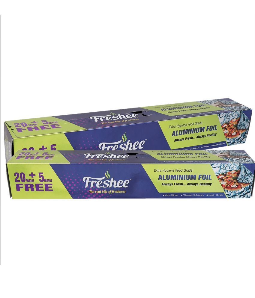     			Freshee 25m Aluminium Foil Paper Pack of 2