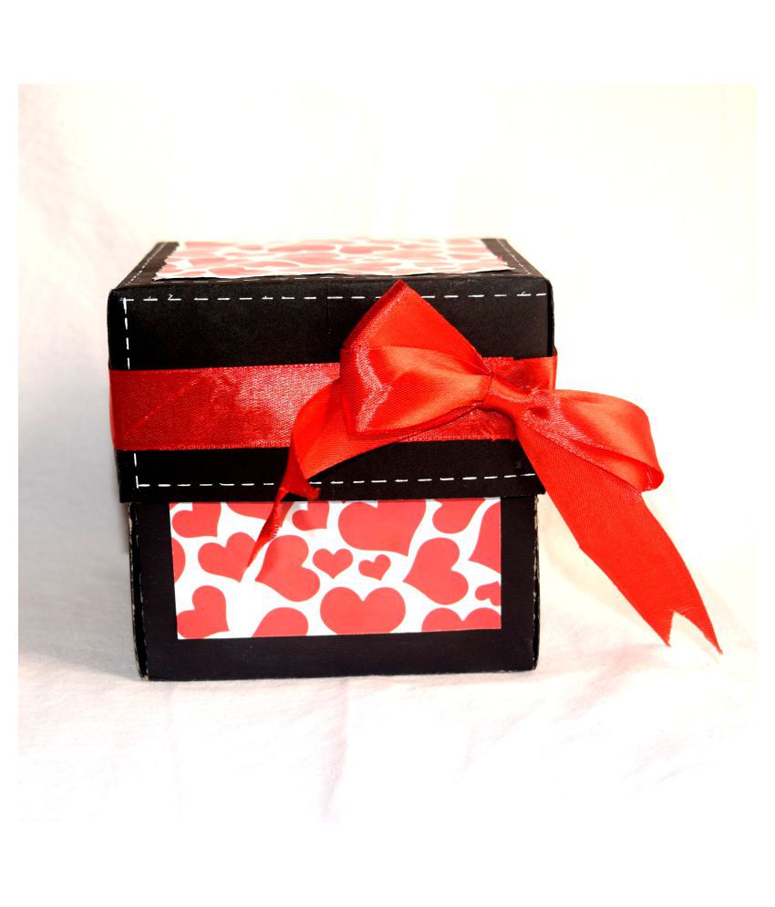 Handmade Romantic Explosion BoxRed Theme for couples Buy