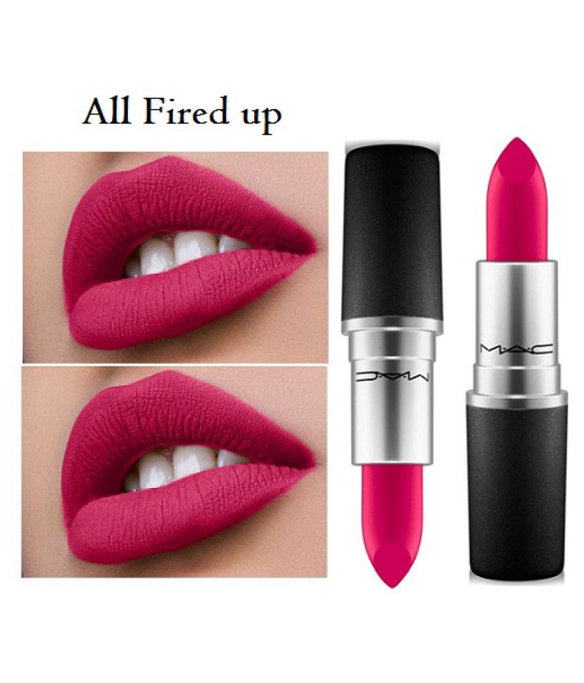  Mac  Matte Finish Lipstick  Pink  3 gm Buy Mac  Matte Finish 