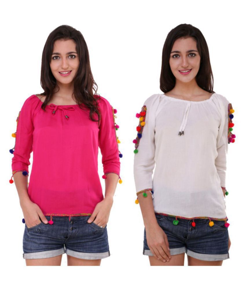 jeans top for girl snapdeal