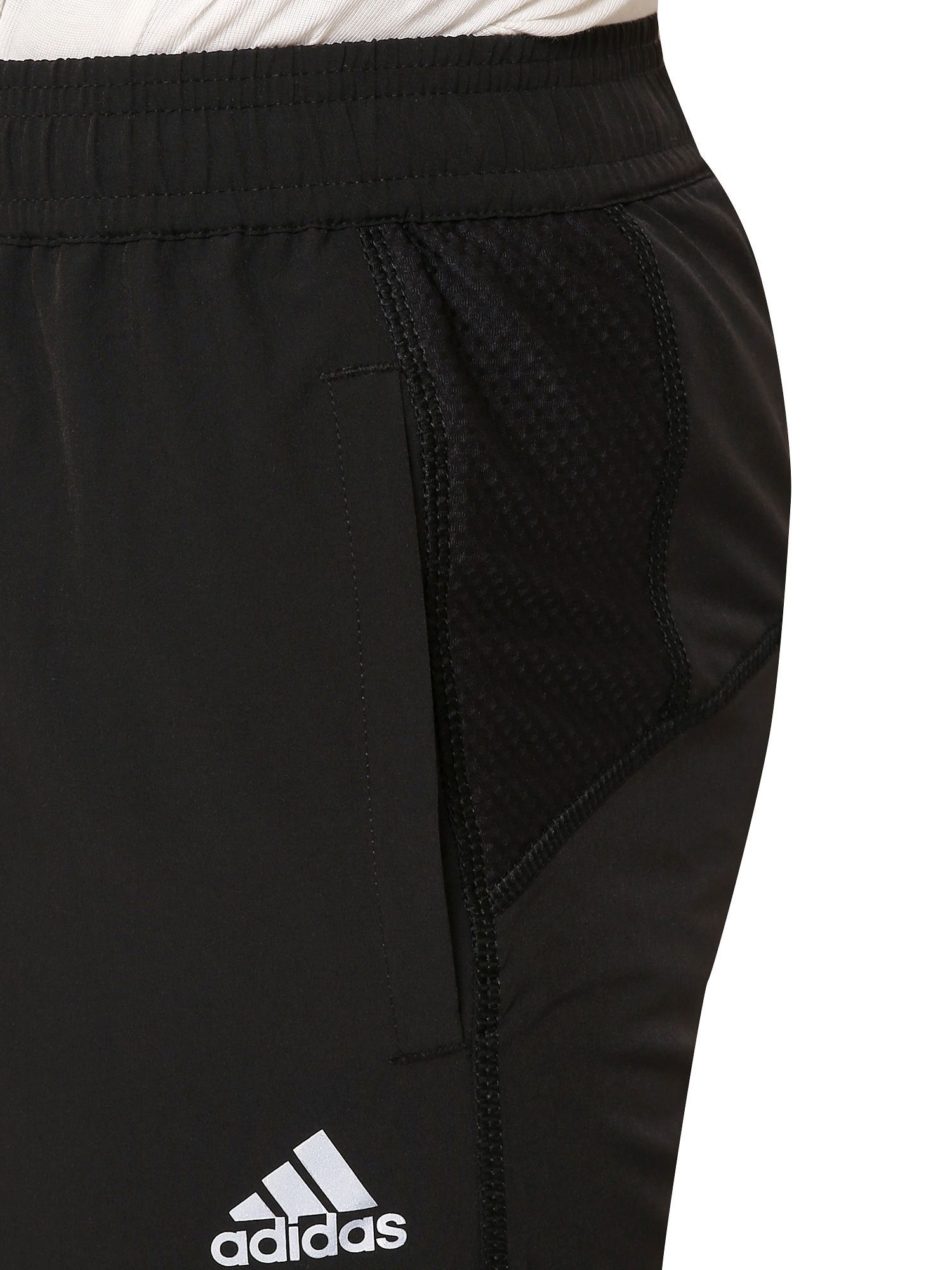 Adidas Black Polyester Lycra Trackpants - Buy Adidas Black Polyester ...