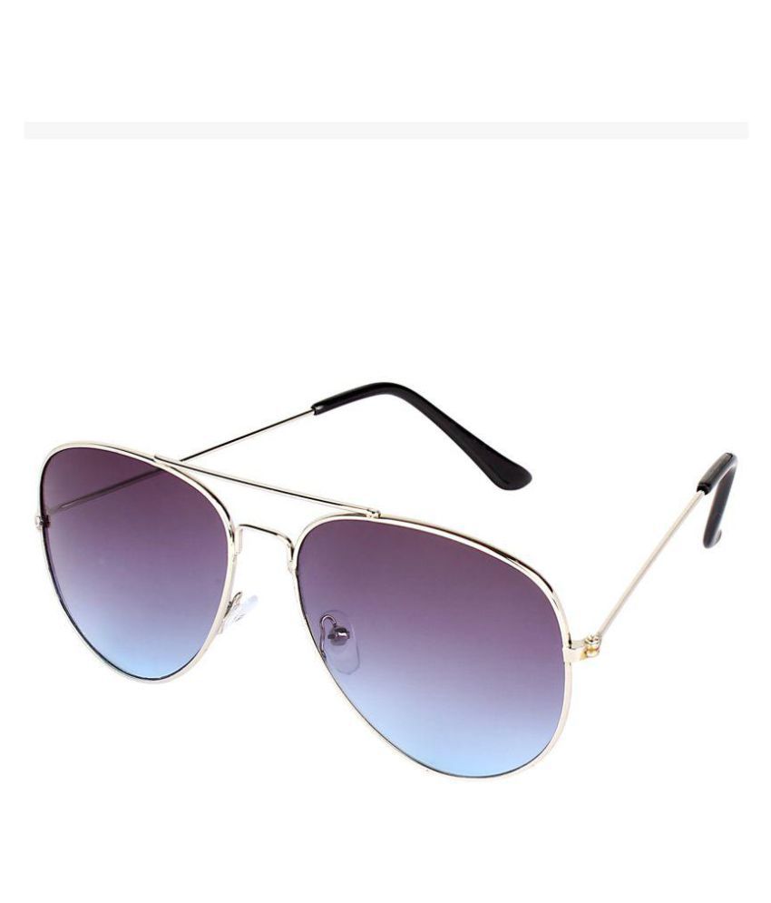 Adine - Purple Pilot Sunglasses ( AD_1437_Silver-purple ) - Buy Adine ...