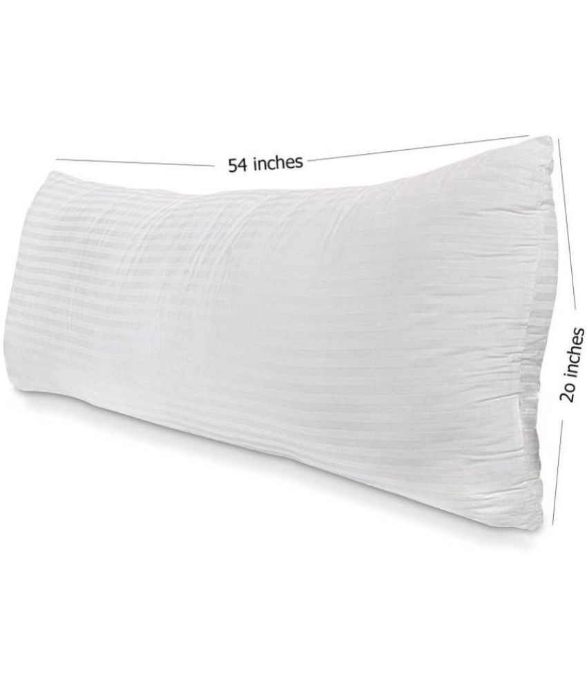 Tanishka Fabs Single Soft Fibre Pillow (20x54 inch) Buy Tanishka Fabs Single Soft Fibre Pillow