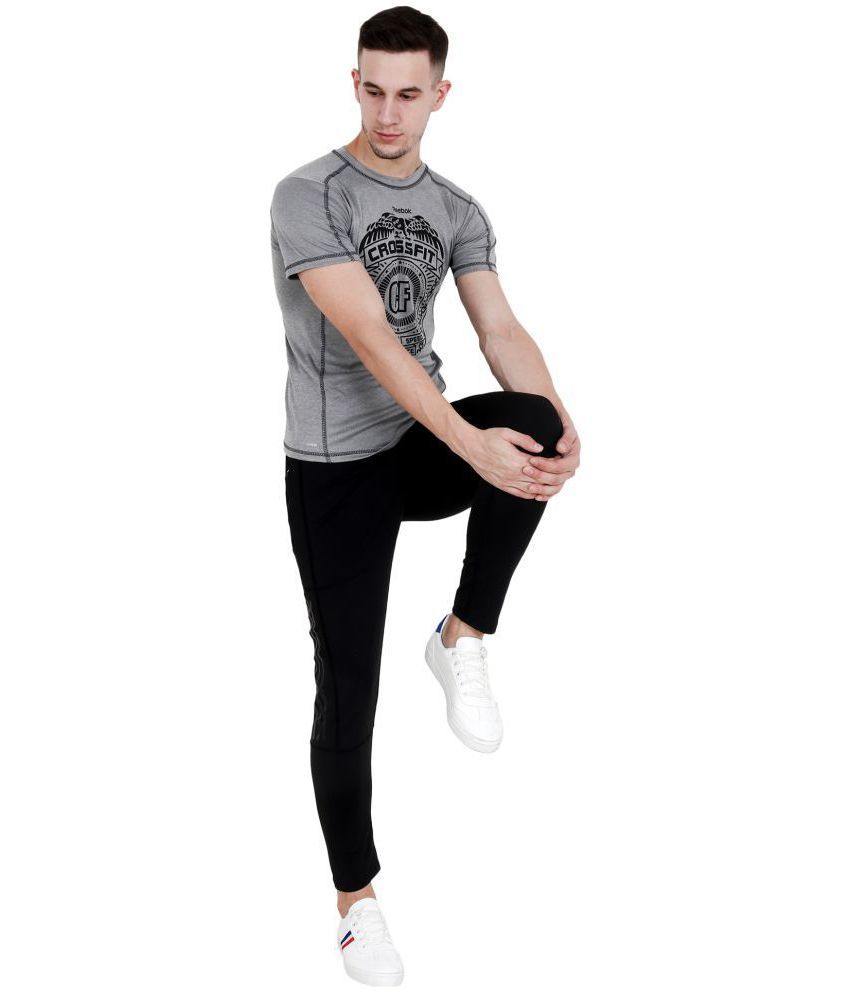 adidas black polyester lycra trackpants