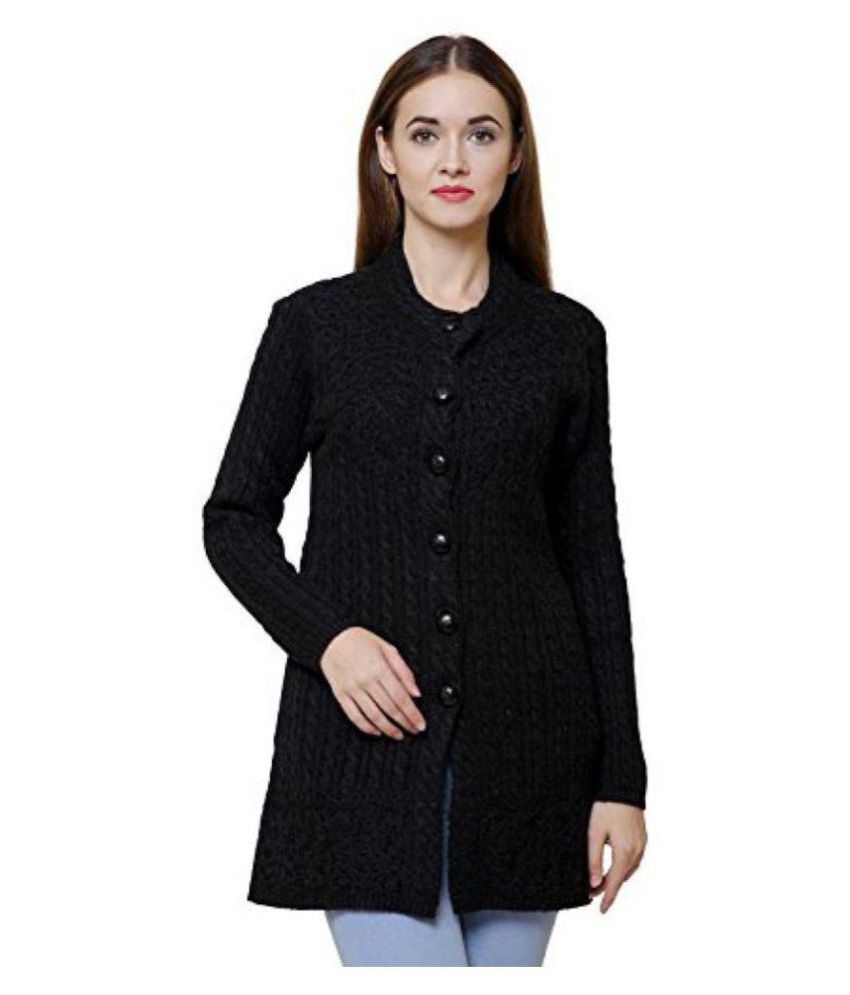 Buy Matelco Woollen Black Buttoned Cardigans Online at Best Prices in ...