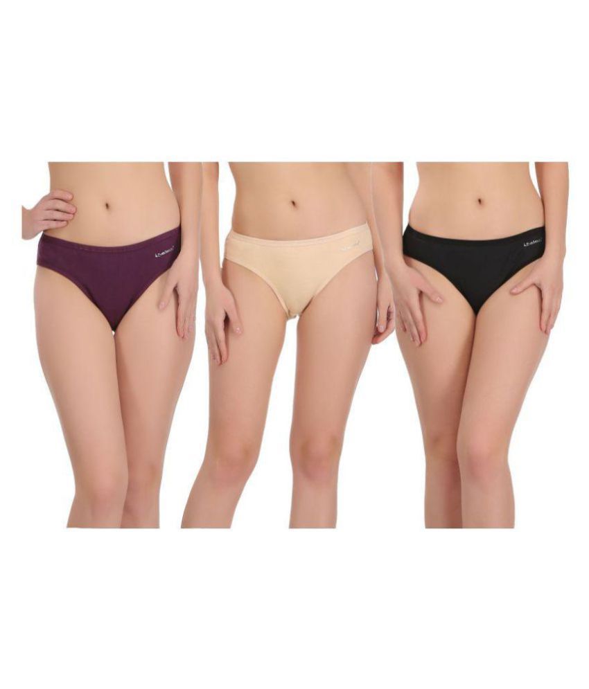     			Eve's Beauty Pack of 3 Cotton Women's Briefs ( Multi Color )