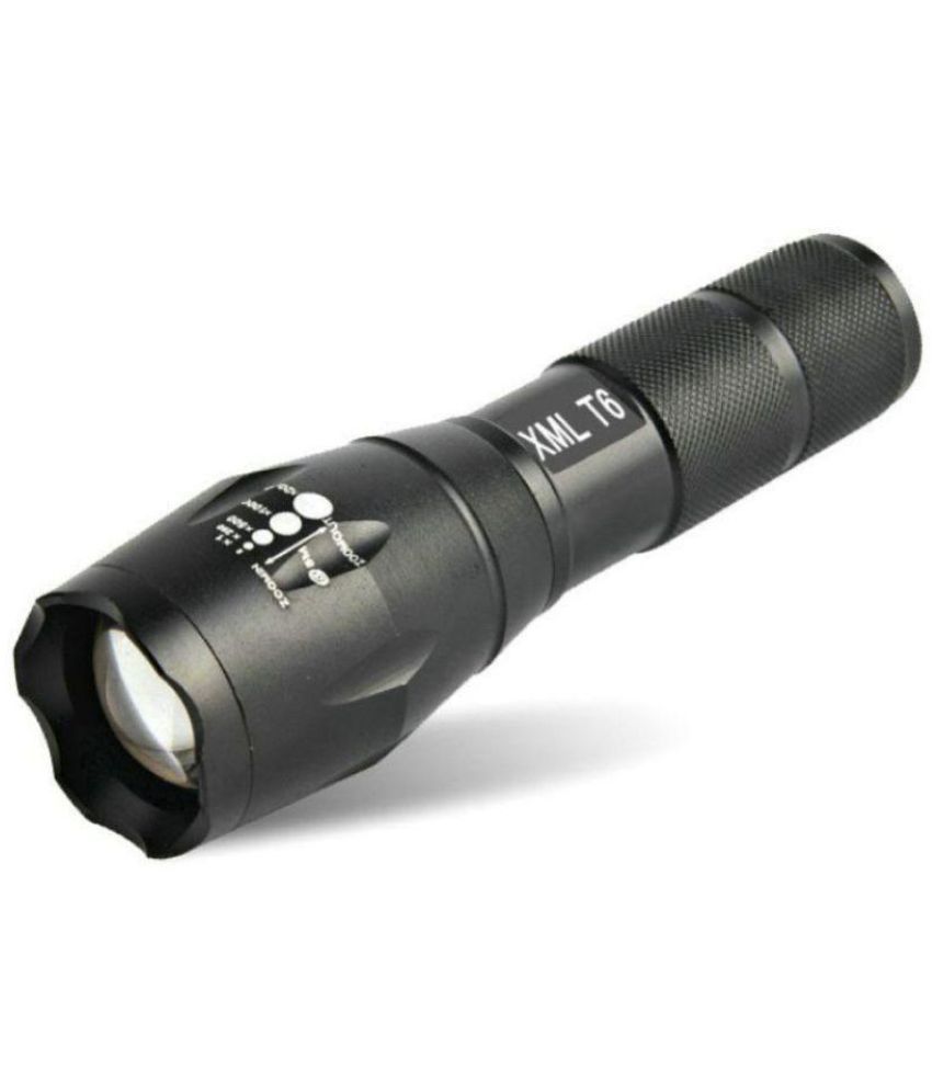 Ezlife 10W Flashlight Torch XML-T6 Rechargeable Torch - Pack of 1