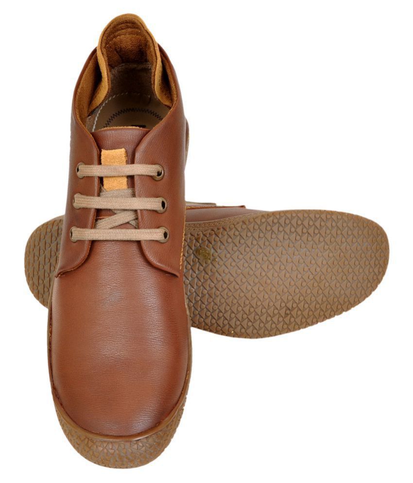 Lee Grain Outdoor Brown Casual Shoes - Buy Lee Grain Outdoor Brown Casual Shoes Online at Best 