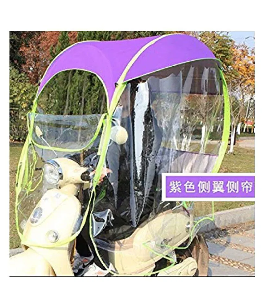 Bike umbrella best sale with side cover