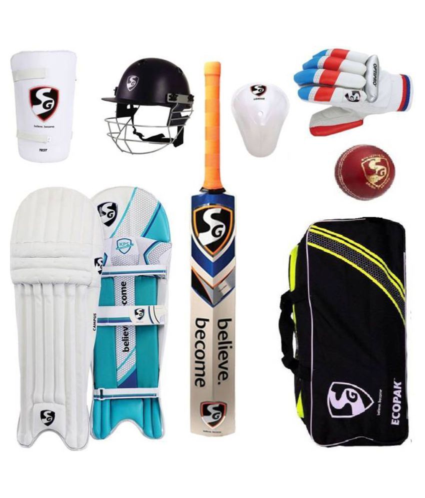 SG Multicolor Economy Cricket Set Size6 With Helmet and Cricket Ball