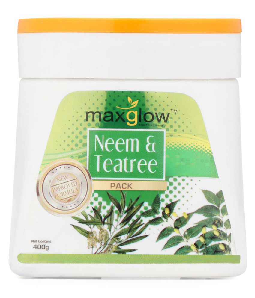     			MaxGlow NEEM & TEA TREE PACK Face Pack Cream 400 gm