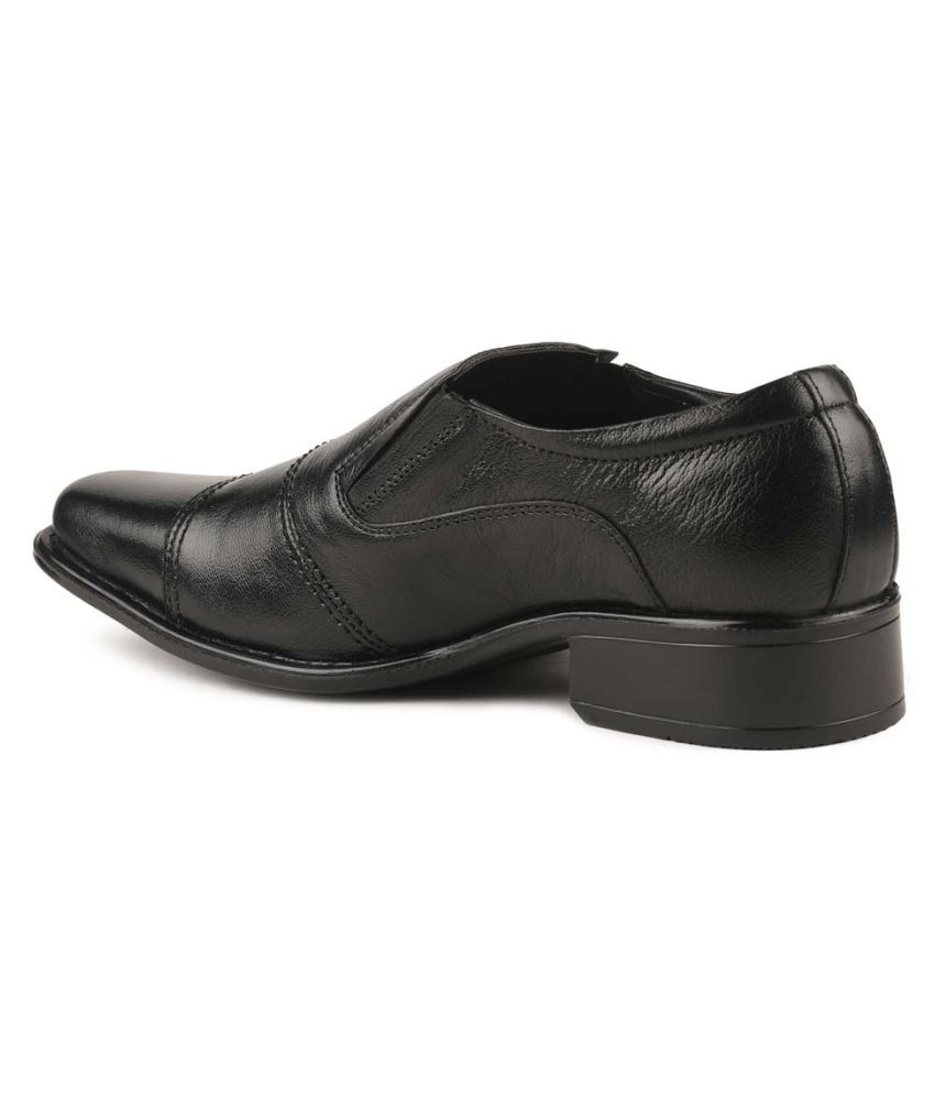 paragon max men's black formal shoes