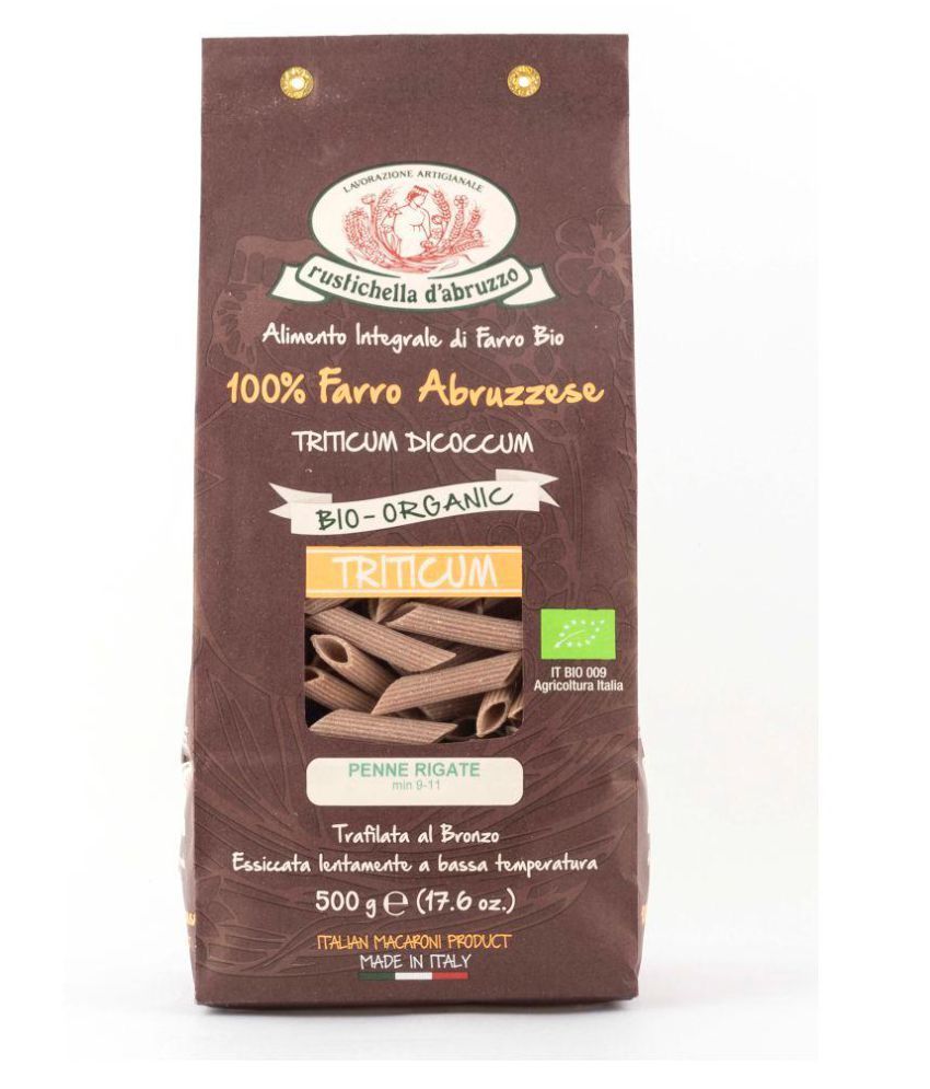 Rustichella d'Abruzzo Penne Rigate Farro Bio 500 gm Buy Rustichella d