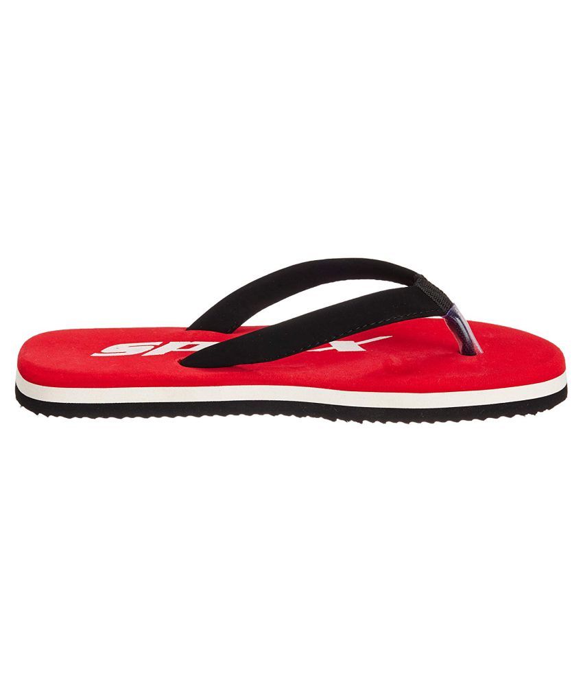 sparx men black flipflop