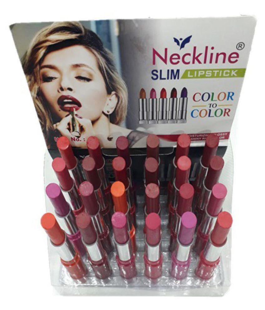 neckline lipstick matte