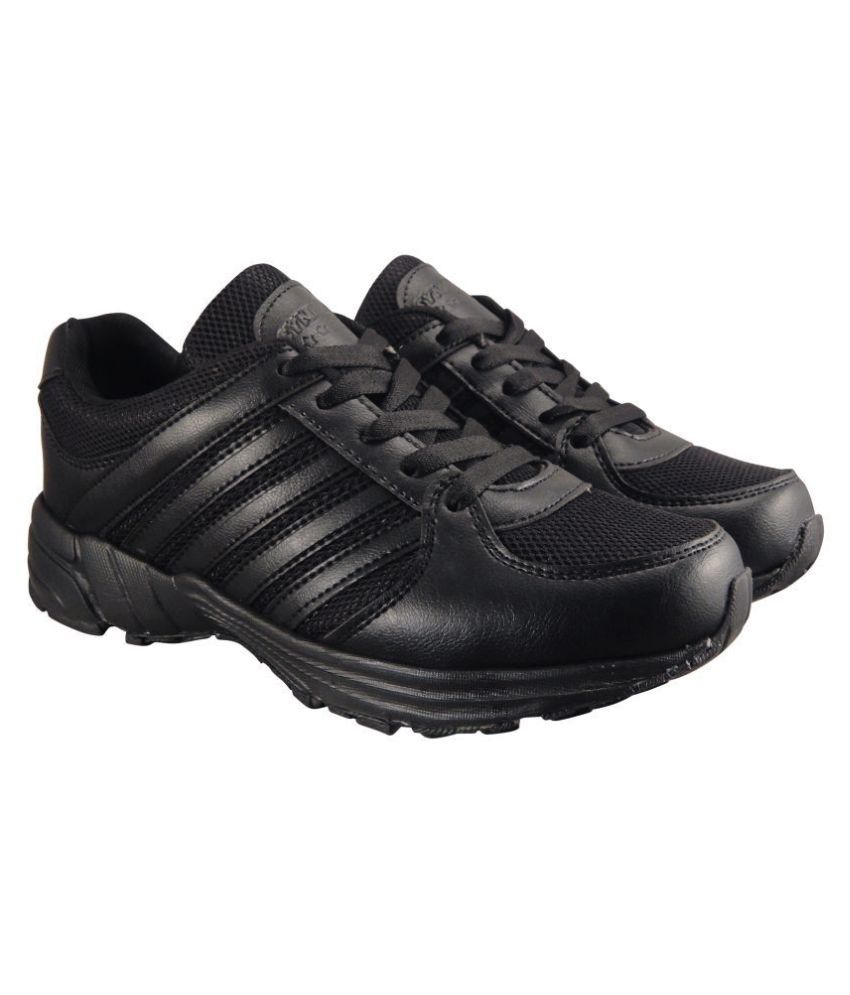 Action Synergy Black Running Shoes 