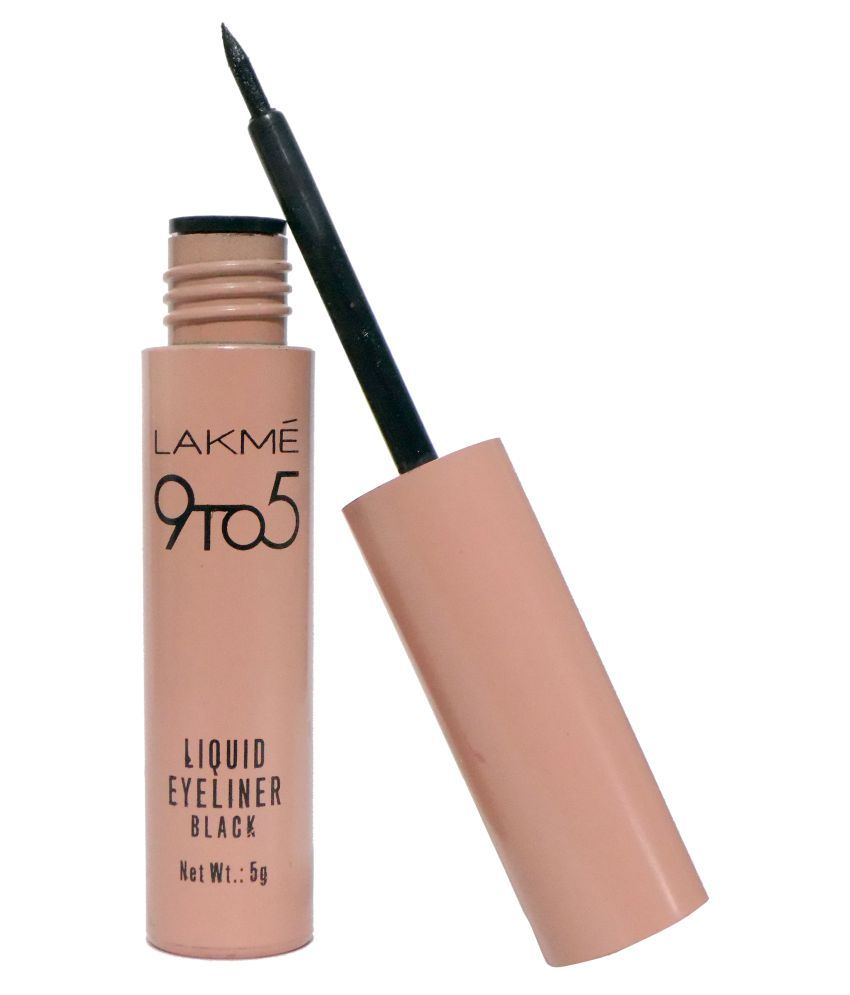 Lakme 9 To 5 Waterproof Liquid Eyeliner Black 5 Gm Buy Lakme 9 To 5 Waterproof Liquid Eyeliner 2887