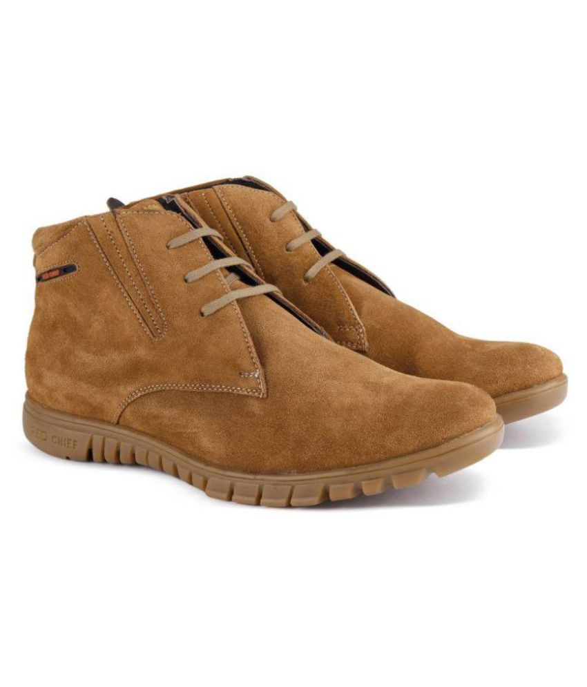 Red Chief Brown Chukka boot - Buy Red 