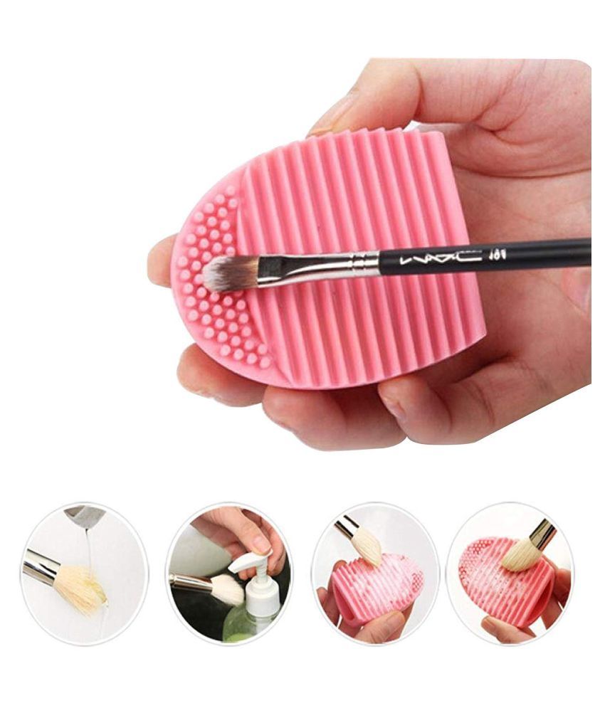 Everbuy Multipurpose Makeup Brush Blender and Egg Brush And Cleaner