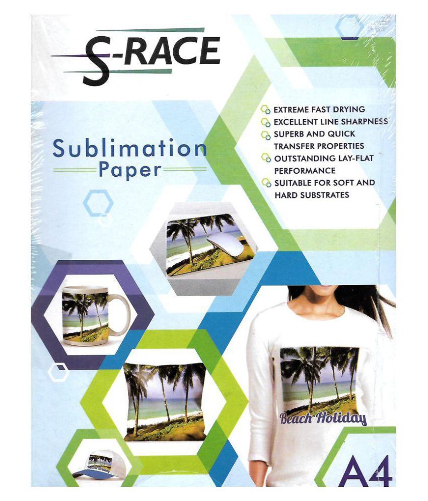 A4 S- RACE SUBLIMATION PAPER 120 GSM (100 SH): Buy Online at Best Price in India - Snapdeal