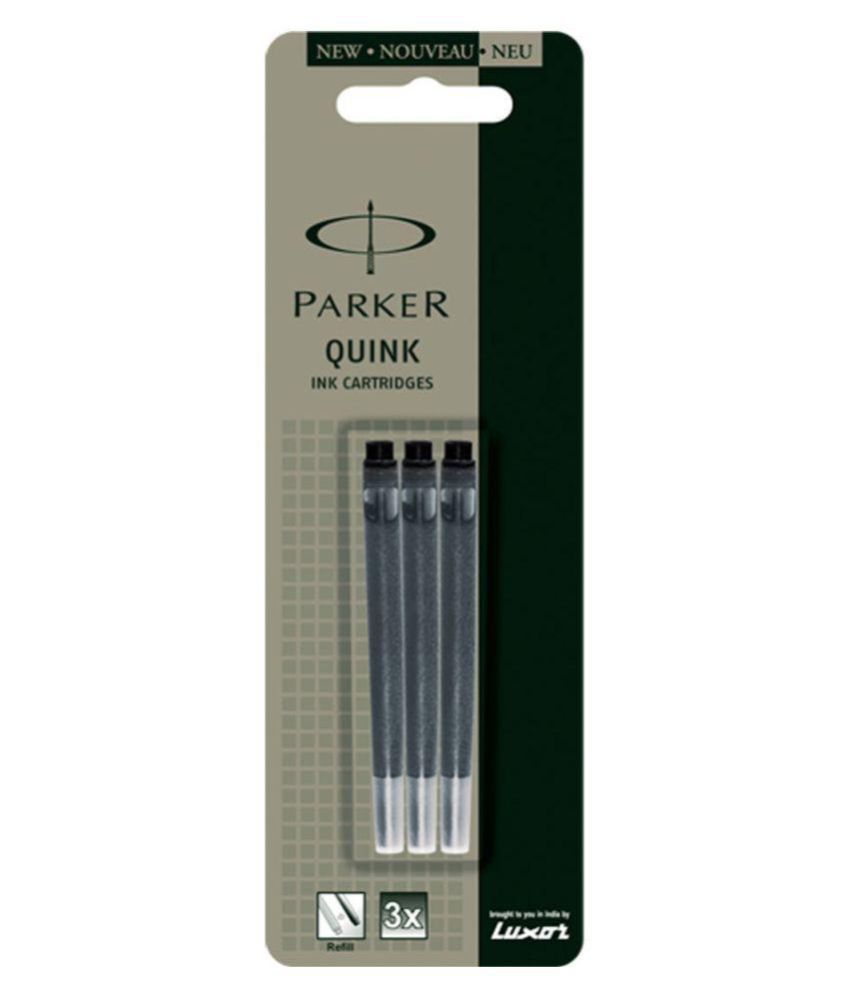     			Parker Refill Ink 10 ml Parker Quink Ink Cartridges - Black - Pack of 24