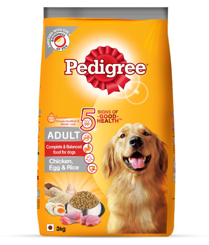 Pedigree Adult Dog Food (High Protein variant) – Chicken, Egg...