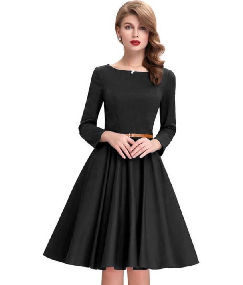 Satin Skater Dress