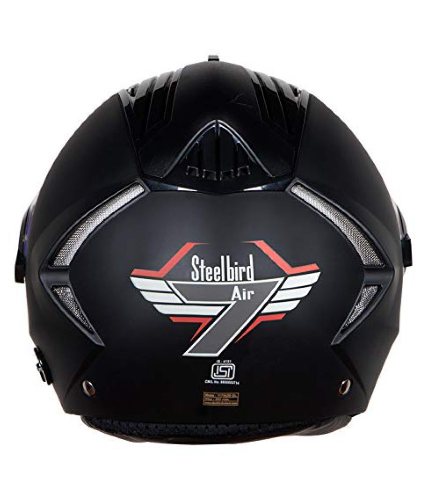 Steelbird Air SBA-2 7WINGS - Full Face Helmet Matte Black L: Buy Steelbird Air SBA-2 7WINGS 