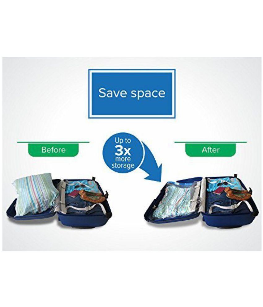 Plastic E Saver Vacuum Seal Clothes Storage Bag