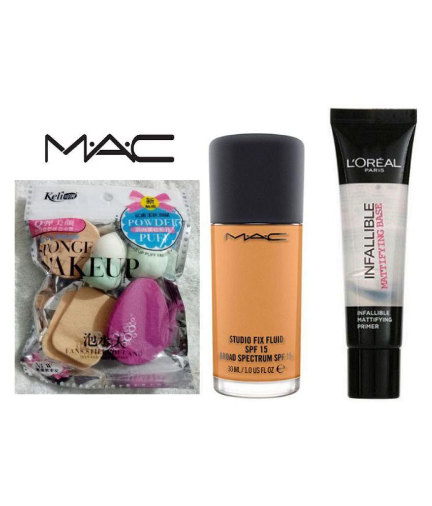 MAC. Studio Fix Foundation&L'oreal Face Primer Gel 45 ml: Buy MAC. Studio  Fix Foundation&L'oreal Face Primer Gel 45 ml at Best Prices in India -  Snapdeal