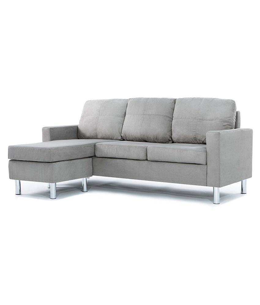 Fabbulls Brett L Shape Sofa Set Buy Fabbulls Brett L Shape Sofa Set Online At Best Prices In 