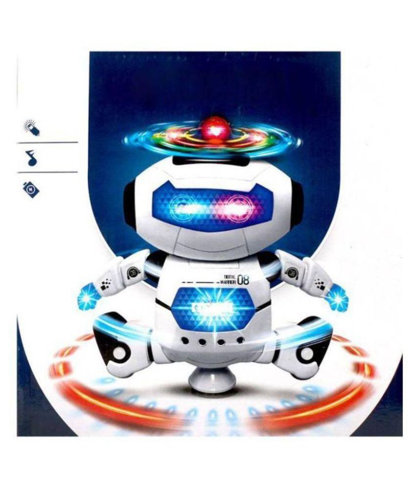 yatri Naughty Dancing Robot with Swinging Arms and Head, Multi Color ...