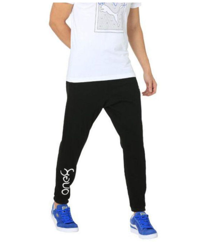 black puma joggers junior